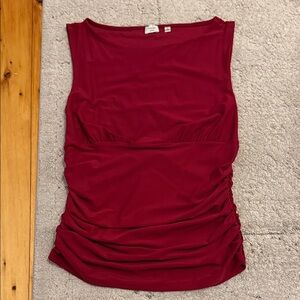 Aritzia Burgundy Tank Top